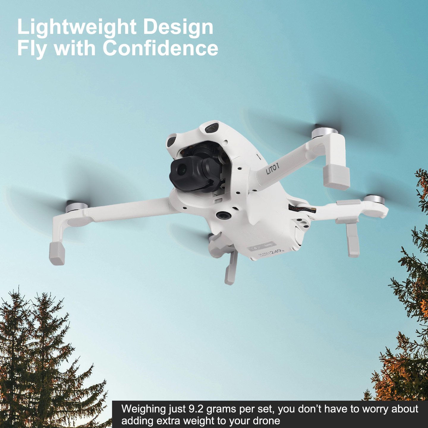 Landing Gear Extender for DJI  - مراجعة Drone Landing Pad وسعره