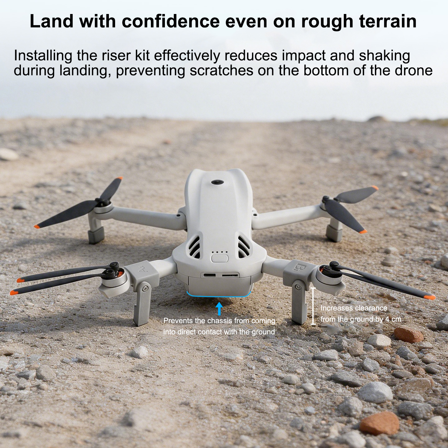 Landing Gear Extender for DJI  - مراجعة Drone Landing Pad وسعره