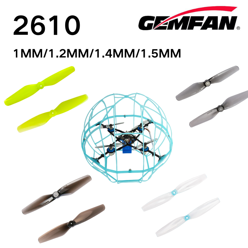 2610 Props Gemfan 2.6inch 2 Bl - مراجعة Drone Battery Adapter وسعره