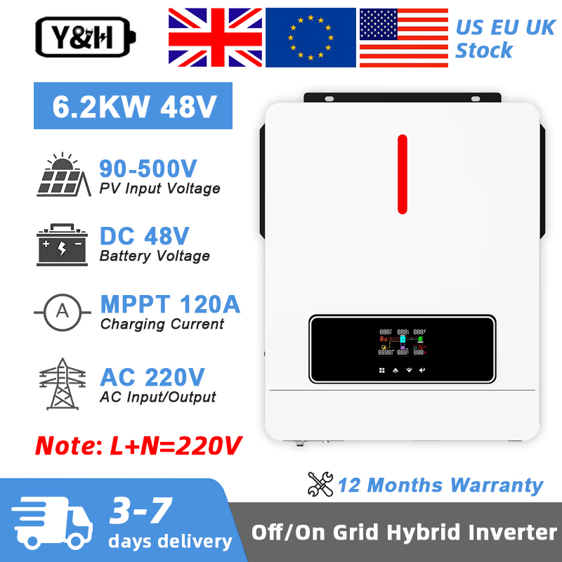 Y&H 6.2KW Hybrid Solar Inverte - مراجعة Drone Solar Charger وسعره