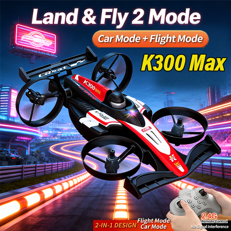 Mini RC Flying Car Transformab - مراجعة Drone Beacon Light وسعره