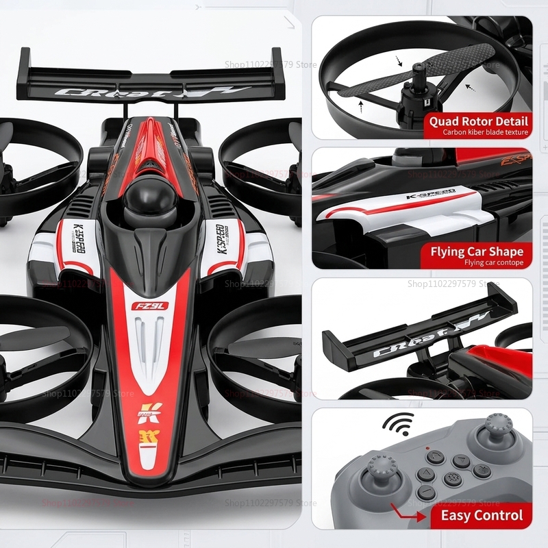 Mini RC Flying Car Transformab - مراجعة Drone Beacon Light وسعره