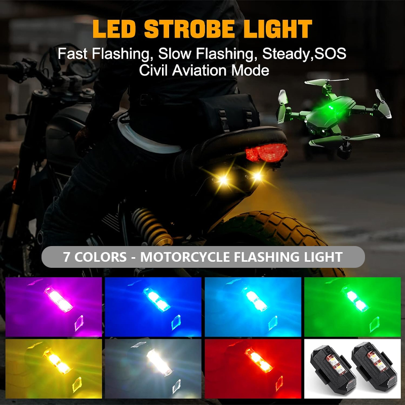 Universal Strobe Light for Mot - مراجعة Drone Strobe Light وسعره