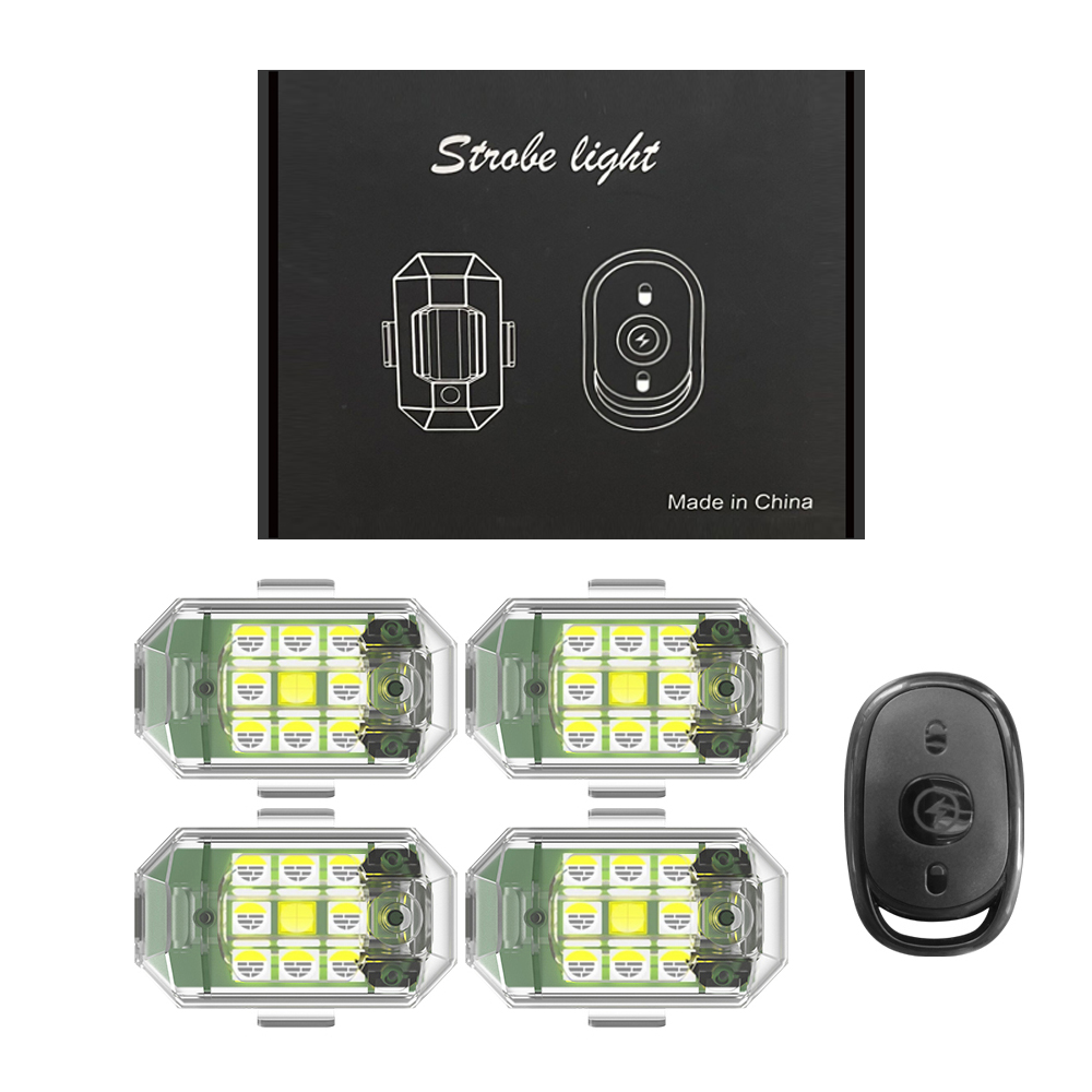 1/2/4pcs Wireless LED Drone St - مراجعة Drone Beacon Light وسعره