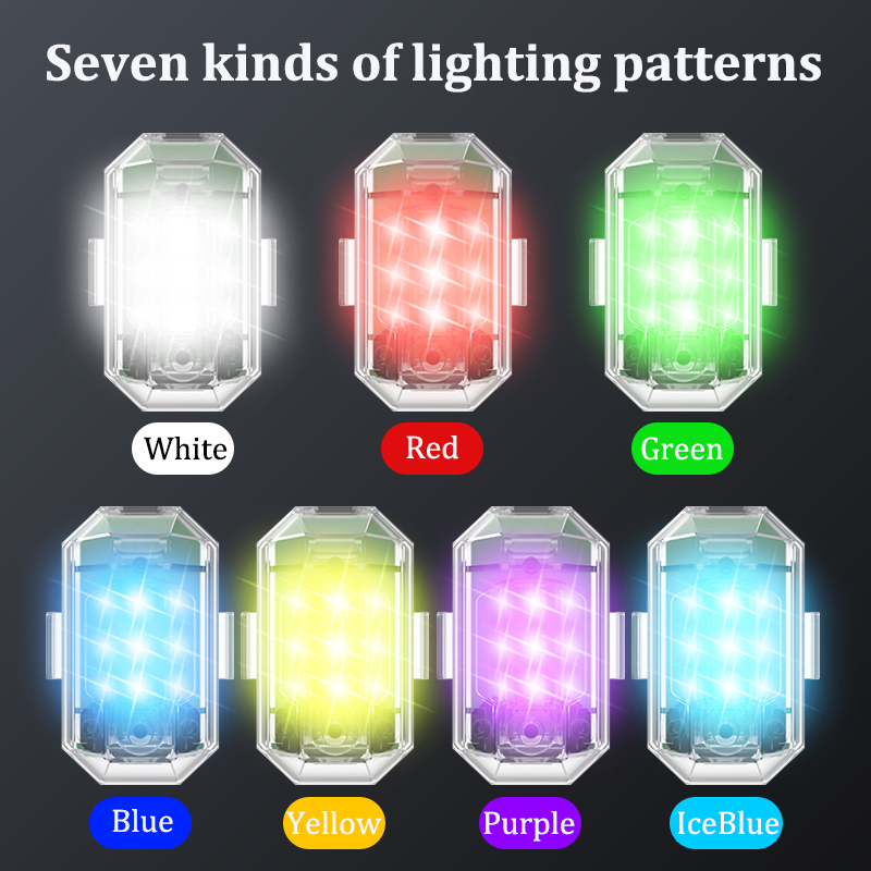 1/2/4pcs Wireless LED Drone St - مراجعة Drone Beacon Light وسعره
