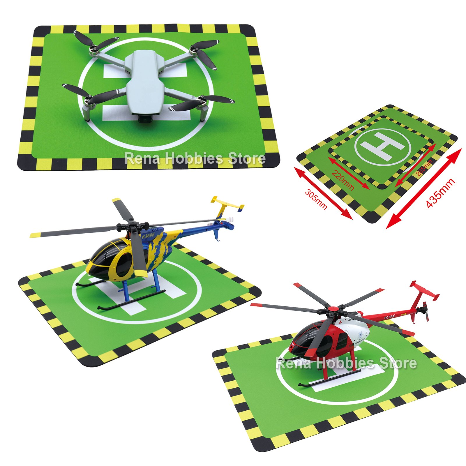 2 Sizes Takeoff and Landing Pa - مراجعة Drone Landing Pad وسعره